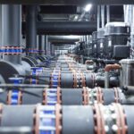 Industrial pump and industrial pipes