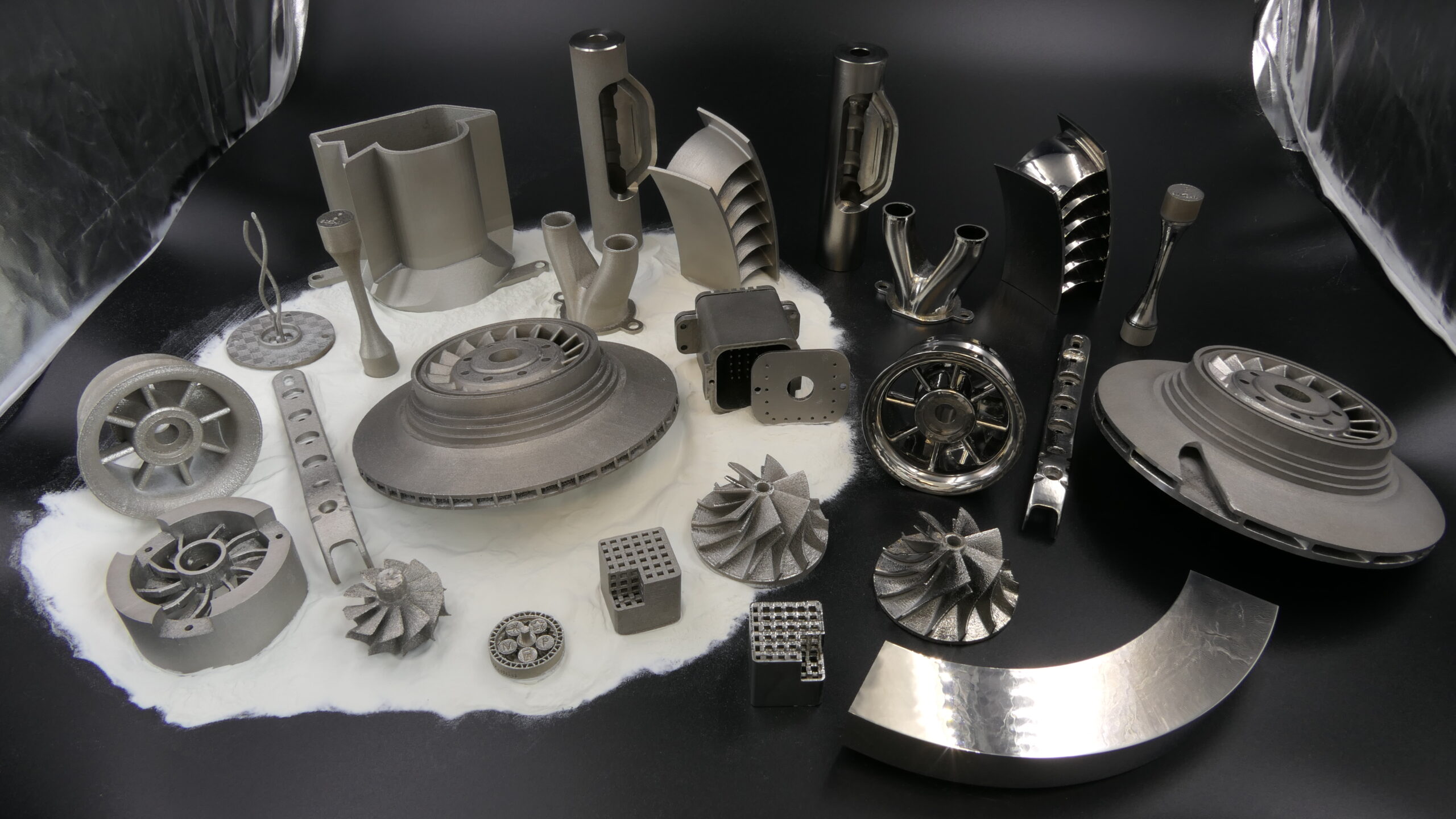 3d metal parts with superfinish